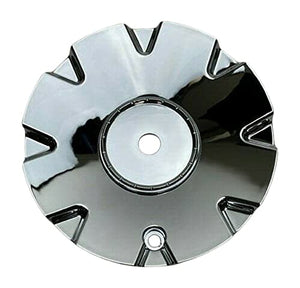 Strada Chrome No Logo Wheel Center Cap C-863-4 C-STRA-1 - wheelcentercaps