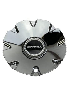 Strada Chrome Wheel Center Cap C-863-4 C-STRA-1 - Wheel Center Caps