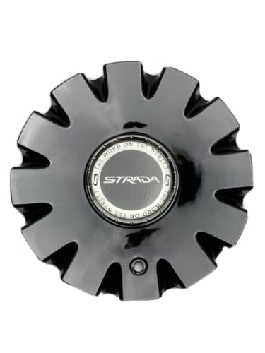 Strada Gloss Black Wheel Center C-1093-4 C-STRA-1 replacement wheel center cap part C-1093-4