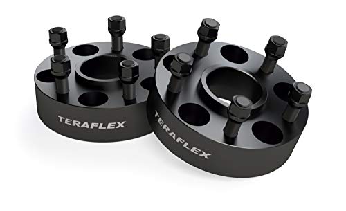 TeraFlex 1057000 JL | JT: 1.75 Wheel Offset Adapter Kit  5x5 to 5x5  Pair replacement wheel center cap part 1057000