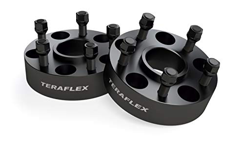 TeraFlex 1057000 JL | JT: 1.75 Wheel Offset Adapter Kit  5x5 to 5x5  Pair - Wheel Center Caps