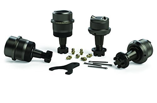 TeraFlex 1353000 Knurled Premium Series Ball Joint, 1 Pack - Wheel Center Caps