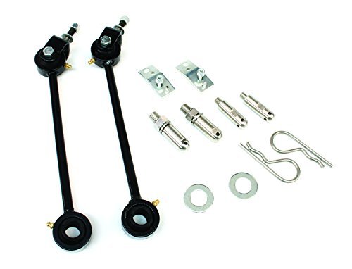 TeraFlex 1743090 Front Quick Disconnect Sway bar Link Kit (Jeep TJ 2"- 6") replacement suspension / vehicle accessory part 1743090