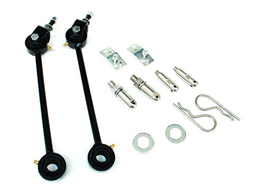 TeraFlex 1743090 Front Quick Disconnect Sway bar Link Kit (Jeep TJ 2