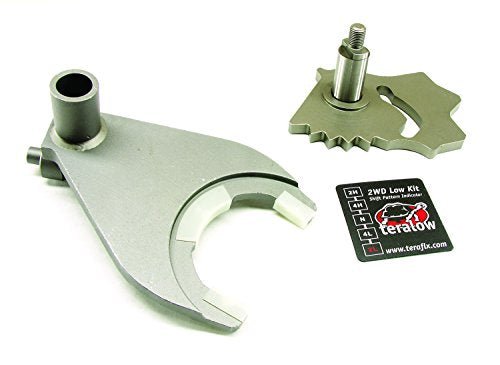 TeraFlex 2204000 2LOW Shift Sector Kit with Range Fork for LOW231 - Wheel Center Caps