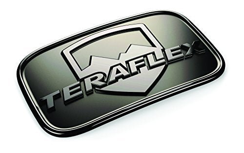 TeraFlex 4798000 Black Chrome JK License Plate Delete Badge Kit, 1 Pack replacement wheel center cap part 4798000