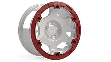 TeraFlex Nomad Split Rash Rings Red with Hardware – Wheel Center Caps