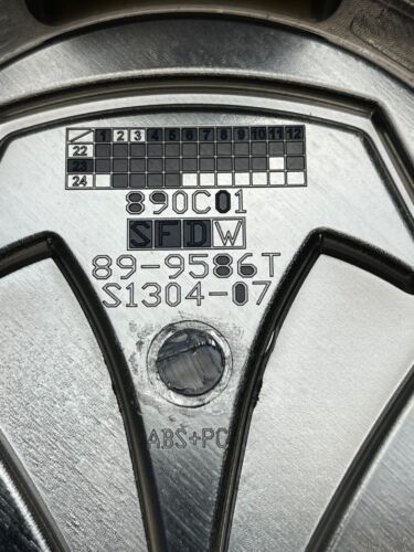 Toyota T-Force Chrome Snap In Wheel Center Cap 890C01 89-9586T S1304-07 wheel center cap additional view 3