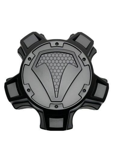Toyota T-Force Matte Black 5 Lug Snap In Wheel Center Cap 89-9601SB 1236S01 replacement wheel center cap part 89-9601SB