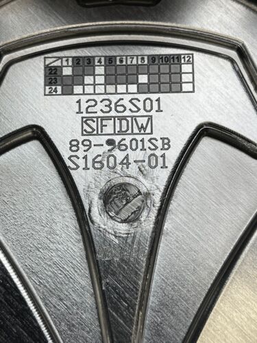 Toyota T-Force Matte Black Snap In Wheel Center Cap 89-9584B 971S01 S1404-07 wheel center cap additional view 3