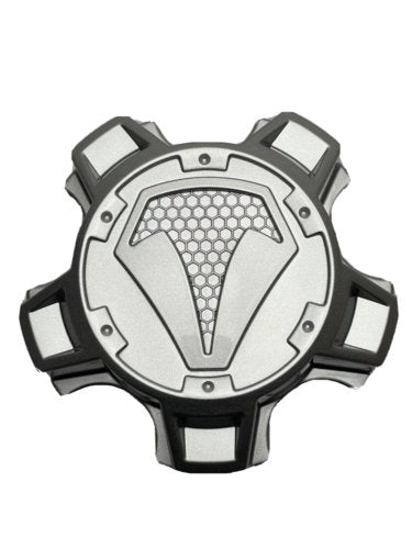 Toyota T-Force Silver 5 Lug Snap In Wheel Center Cap 89-9601SB 1236S01 S1604-01 replacement wheel center cap part 89-9601SB