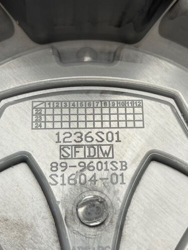 Toyota T-Force Silver 5 Lug Snap In Wheel Center Cap 89-9601SB 1236S01 S1604-01 wheel center cap additional view 3