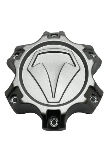 Toyota T-Force Silver 6 Lug Snap In Wheel Center Cap 89-9584B 971S01 S1404-07 replacement wheel center cap part 89-9584B