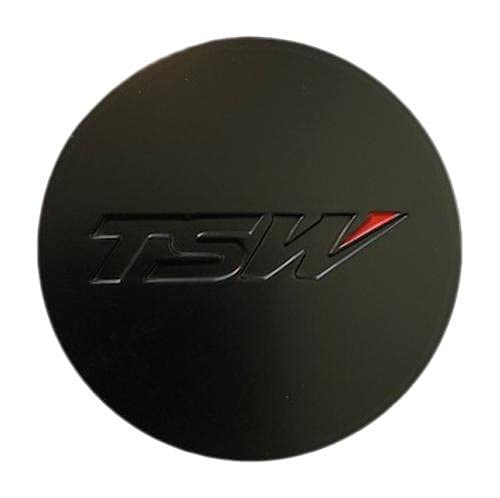 TSW Wheels SPCG18-T Matte Black Center Cap PSCG18TDBK1 5x100 5x108 5x114.3 CCPCG18-T replacement wheel center cap part SPCG18-T