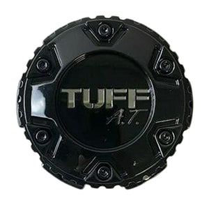 TUFF A.T. 2321L133 Gloss Black Wheel Center Cap - wheelcentercaps