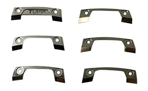 TUFF A.T. Brushed Wheel Inserts Set of 6 ZSP62382012 replacement center cap logo / insert part ZSP62382012