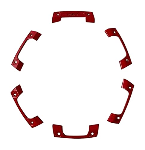 TUFF A.T. Red Wheel Inserts Set of 6 ZSP62382012 Fits 17 Inch replacement automotive wheel accessory part ZSP62382012