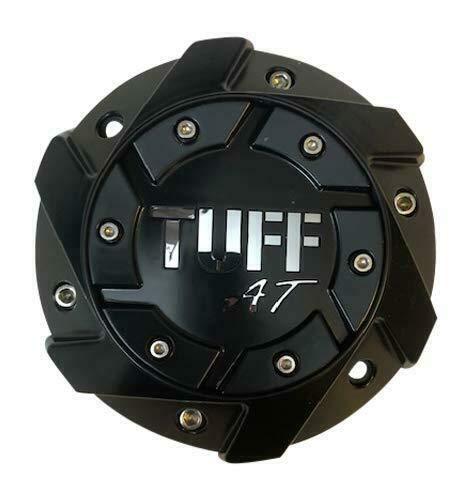 Tuff Wheels C611901 Matte Black Wheel Chrome Letter Center Cap CCTT11DDSBC replacement wheel center cap part C611901