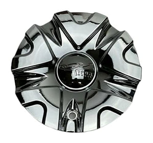 Tyfun TF705 Chrome Wheel Center Cap CSTF705S-1P SJ903-28 - Wheel Center Caps