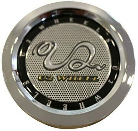 U2 Wheels CCVE65-1P Chrome Wheel Snap in Center Cap replacement wheel center cap part CCVE65-1P
