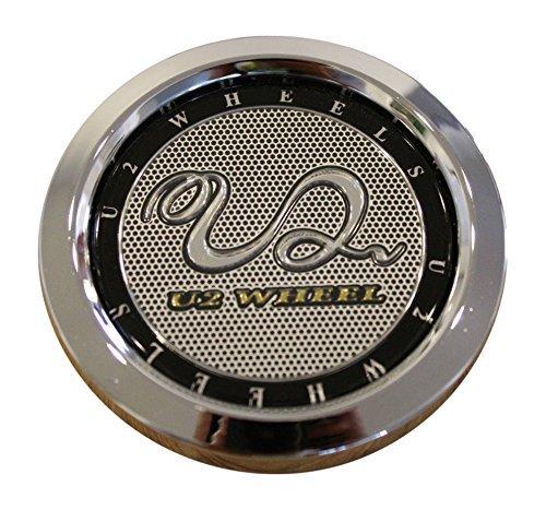 U2 Wheels CCVE70-1P Chrome Snap in Center Cap - wheelcentercaps