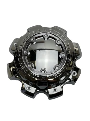Ultra Motorsports Chrome 8 Lug Wheel Center Cap 89-9879 C800806 replacement wheel center cap part 89-9879