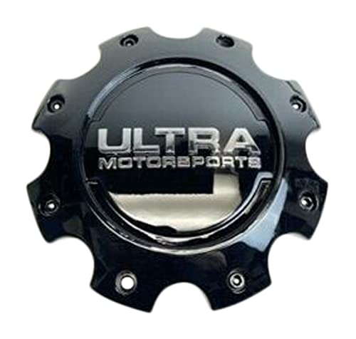 Ultra Motorsports Gloss Black Wheel Center Cap 81201765F-5 A89-9799FBK - wheelcentercaps