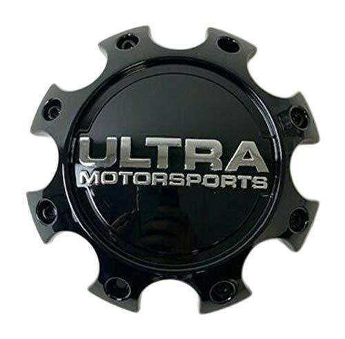 Ultra Motorsports Gloss Black Wheel Center Cap 81201765F-6 A89-9770BK replacement wheel center cap part 81201765F-6