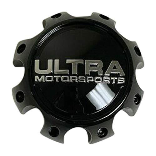 Ultra Motorsports Gloss Black Wheel Center Cap 81211765F-6 A89-9771BK replacement wheel center cap part 81211765F-6