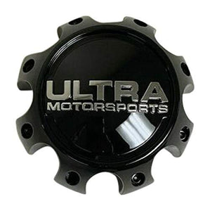 Ultra Motorsports Gloss Black Wheel Center Cap 81211765F-6 A89-9771BK - wheelcentercaps