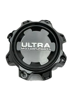 Ultra Motorsports Gloss Black Wheel Center Cap 89-0081 A89-8908 A89-8901 - Wheel Center Caps