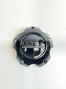 Ultra Motorsports Gloss Black Wheel Center Cap 89-9756 C812204 - wheelcentercaps
