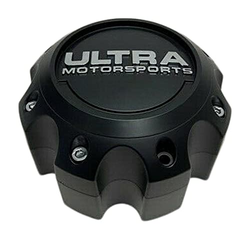 Ultra Motorsports Matte Black Center Cap with 2 Inch Spacer 89-9779 89-9780 C812207 replacement wheel center cap part 89-9779