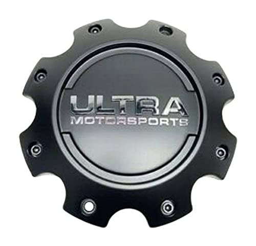 Ultra Motorsports Satin Black Center Cap 81201765F-2 81201765F-1 A89-9799FSB replacement wheel center cap part 81201765F-2