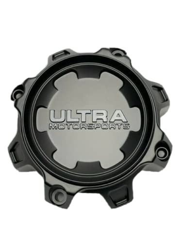 Ultra Motorsports Satin Black Wheel Center Cap 89-0081 A89-8908 A89-8901 - Wheel Center Caps