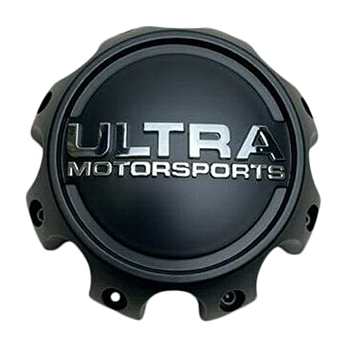 Ultra Motorsports Satin Black Wheel Center Cap 89-9771SB 81211765F-4 DUALLY ONLY replacement wheel center cap part 89-9771SB