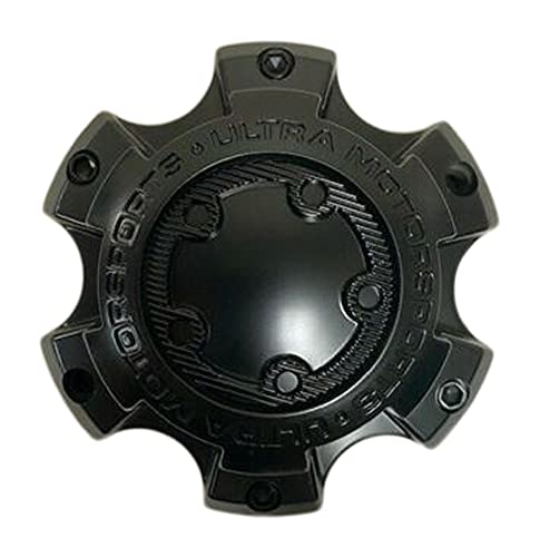 Ultra Wheel C800805 89-9865 6 Lug Black Center Cap 232 233 237 238P replacement wheel center cap part C800805