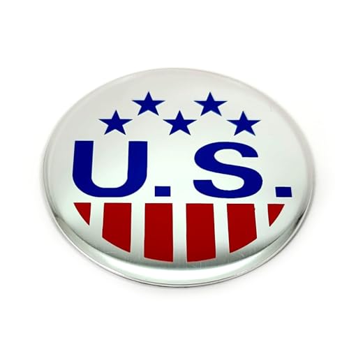 US Mags 2 Inch Aluminum Logo Replacement for 83 85 1002-21A - Wheel Center Caps