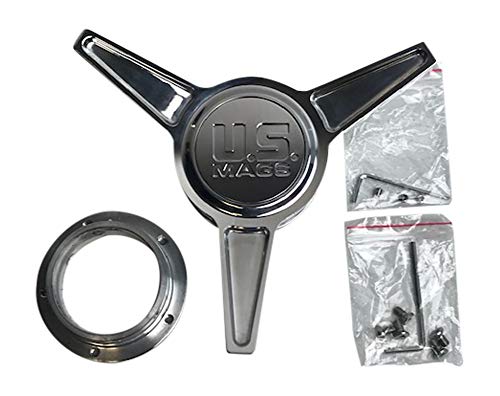 US Mags Wheels 1003-83-06H Polished Wheel Knock Off Center Cap replacement wheel center cap part 1003-83-06H