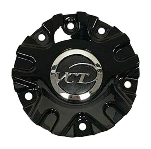 VCT V18 Gloss Black Wheel Center Cap 232-20-CAP replacement wheel center cap part 232-20-CAP