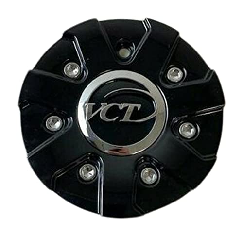 VCT Wheels 73022085F-2 Gloss Black Wheel Center Cap replacement wheel center cap part 73022085F-2