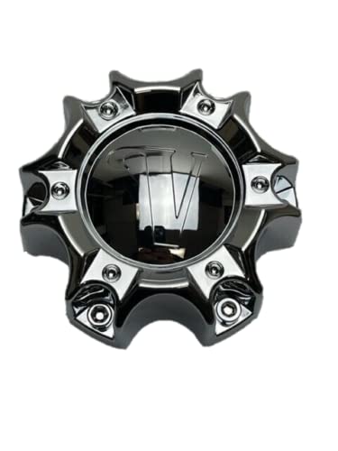 Velocity Chrome Wheel Center Cap CBVW6-2P SJ107-19 - Wheel Center Caps