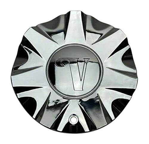 Velocity Chrome Wheel Center Cap with Clip MCD8140YA01 - Wheel Center Caps