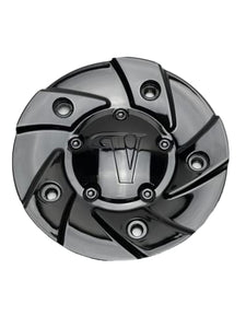 Velocity Gloss Black Wheel Center Cap 338-2 SJ711-20 - Wheel Center Caps