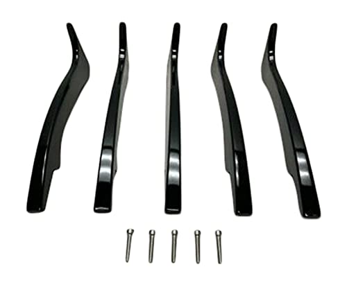 Viscera 770 20 Inch Gloss Black Inserts Set (5 PCS) EMR0770-2085-ZST replacement automotive wheel accessory part EMR0770-2085-ZST