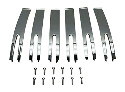 Viscera 841 20 Inch Chrome Inserts Set (6 PCS) EMR0841-2085-ZSJ replacement center cap logo / insert part EMR0841-2085-ZSJ