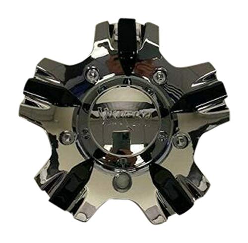 Viscera Wheels EMR0770-20/22-CAP Chrome and Black Wheel Center Cap replacement wheel center cap part EMR0770-20/22-CAP