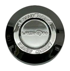 Vision Chrome Snap in Wheel Center Cap C141-T-V C-608-1 - wheelcentercaps