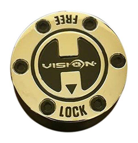 Vision Free Lock ATV C393A 393-A-CAP LG1010-52 Chrome Wheel Center Cap replacement wheel center cap part C393A