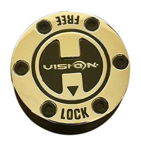 Vision Free Lock ATV C393A 393-A-CAP LG1010-52 Chrome Wheel Center Cap - wheelcentercaps